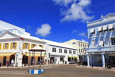 Front Street, Hamilton City, Pembroke Parish, Bermuda, Atlantic, Central America