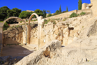 Santa Barbara Castle, Alicante, Spain, Europe