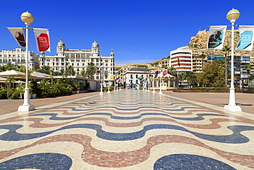 Plaza Del Mer, Alicante, Costa Blanca, Spain, Europe