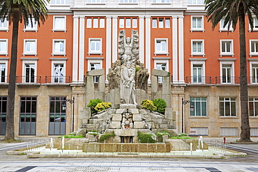 Jardines de Mendez Nunez, La Coruna City, Galicia, Spain, Europe