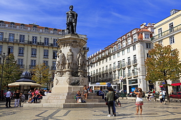 Praca Luis de Camoes, Lisbon, Portugal, Europe