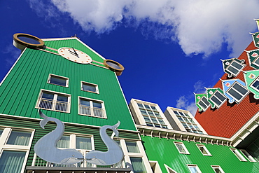 Railway Station and Town Hall, Zaandam, Holland, Netherlands, Europe