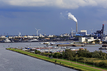 North Sea Canal, Zaandam, North Holland, Netherlands, Europe