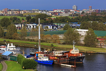 Boats, Zaandam, North Holland, Netherlands, Europe