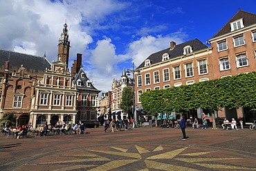 City Hall, Grote Markt (Central Square), Haarlem, Netherlands, Europe