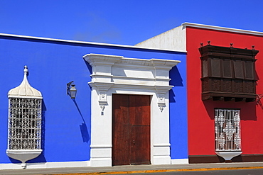 Architecture, Plaza de Armas, Trujillo, Peru, South America