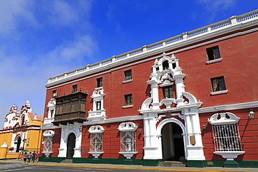 Architecture, Plaza de Armas, Trujillo, Peru, South America