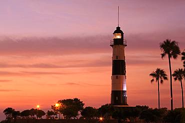 Lighthouse, Mira Flores District, Lima, Peru, South America