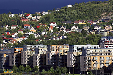 Skyline, Trondheim City, Trondelag County, Norway, Scandinavia, Europe