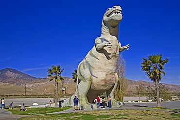 Dinosaur roadside attraction at Cabazon, Greater Palm Springs area, California, United States of America, North America