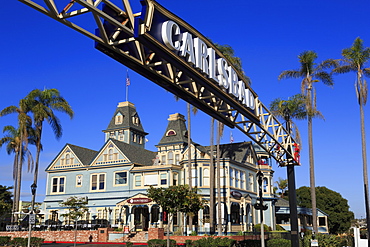 Victorian architecture, Carlsbad Village, San Diego County, California, United States of America