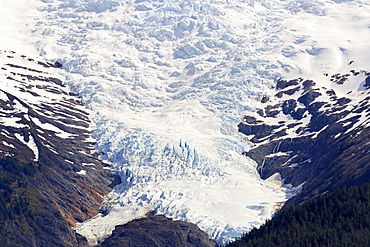 Glacier, Endicott Arm, Holkham Bay, Juneau, Alaska, United States of America, North America