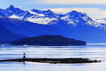 Wood Spit Light, Endicott Arm, Holkham Bay, Juneau, Alaska, United States of America, North America