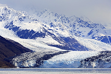 Harvard Glacier in College Fjord, Southeast Alaska, United States of America, North America