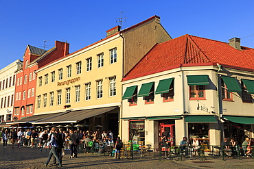 Restaurants in Lilla Square, Old Town, Malmo, Skane County, Sweden, Scandinavia, Europe