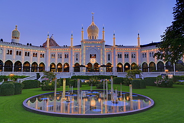 Nimb building, Tivoli Gardens, Copenhagen, Zealand, Denmark, Scandinavia, Europe