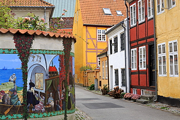 Historic Old Town, Helsingor, Zealand, Denmark, Scandinavia, Europe