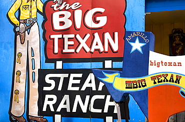 Big Texan Steak Ranch, Historic Route 66, Amarillo, Texas, United States of America, North America