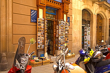 Book store, La Ribera district, Barcelona, Catalonia, Spain, Europe