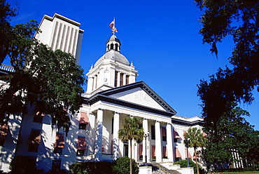 New and old State Capitol Buildings, Tallahassee, Florida, United States of America, North America