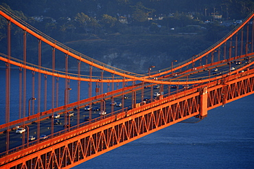 Golden Gate Bridge viewed from Marin Headlands, San Francisco, California, United States of America, North America