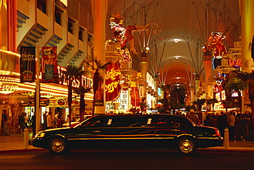 Limousine, Fremont Street, Las Vegas, Nevada, United States of America, North America