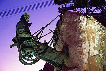 High Scaler sculpture, Hoover Dam, Nevada, United States of America, North America