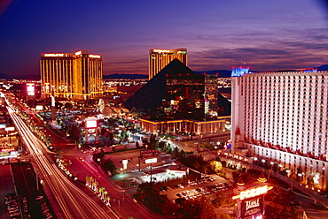 Mandalay Towers and Luxor Casino, Las Vegas, Nevada, United States of America, North America