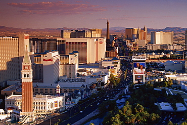 Casinos on the Las Vegas Strip, Las Vegas, Nevada, United States of America, North America