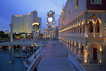 Venetian and Treasure Island Casinos, Las Vegas, Nevada, United States of America, North America