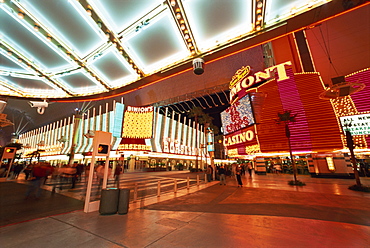 Fremont Street, Downtown, Las Vegas, Nevada, United States of America, North America