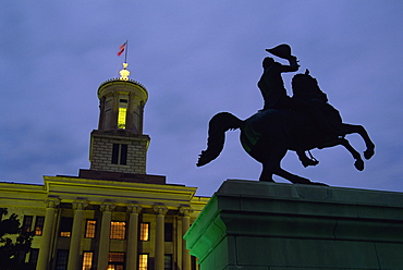 Andrew Jackson statue, State Capitol Building, Nashville, Tennessee, United States of America, North America