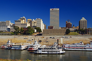 View from Mud Island Park, Memphis, Tennessee, United States of America, North America