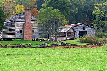 Dan Lawson Place, Cades Cove, Great Smoky Mountains National Park, Tennessee, United States of America, North America