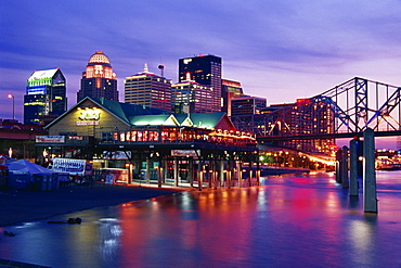 City skyline, Louisville, Kentucky, United States of America, North America