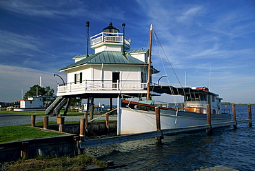 Hooper Strait lighthouse, St. Michael's Maritime Museum, Maryland, United States of America, North America