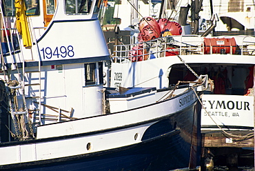 Fisherman's Terminal, Salmon Bay, Seattle, Washington state, United States of America, North America