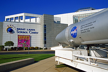 Agena Rocket, Great Lakes Science Center, Cleveland, Ohio, United States of America, North America