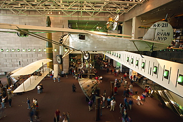 Spirit of St. Louis plane, Air and Space Museum, National Mall, Washington D.C., United States of America, North America