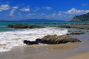 Rings Beach, Kuaotunu Bay, Coromandel Peninsula, North Island, New Zealand, Pacific