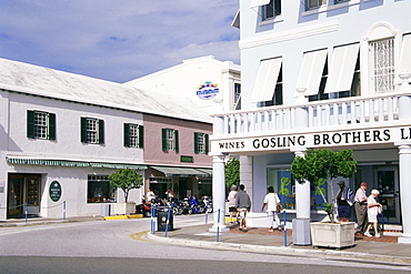 Corner of Front and Queen Streets, Hamilton, Bermuda, Central America