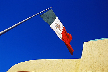 World's largest Mexican flag, Port of Ensenada, Baja California, Mexico,  North America