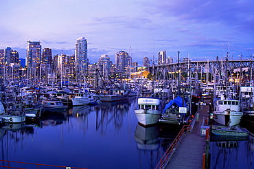 Fisherman's Wharf, False Creek, Vancouver, British Columbia, Canada, North America