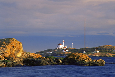 Trial Island lighthouse, Vancouver Island, British Columbia, Canada, North America