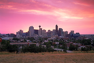 City skyline, Calgary, Alberta, Canada, North America