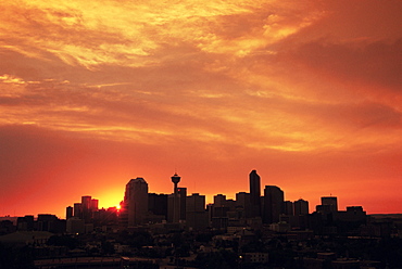 City skyline, Calgary, Alberta, Canada, North America