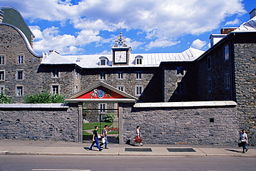 Saint-Sulpice seminary dating from 1864, Montreal's oldest building, Old Town, Montreal, Quebec state, Canada, North America