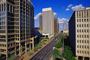 Washington Street, Phoenix, Arizona, United States of America, North America