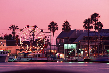 Ferris wheel, Balboa Fun Zone, Newport Beach, Orange County, California, United States of America, North America