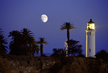 Point Vincente lighthouse, Palos Verdes, Los Angeles, California, United States of America, North America